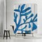 Blue Watercolor Seaweed Painitng 3 by Jetty Printables Shower Curtain 71&#x22; x 74&#x22;